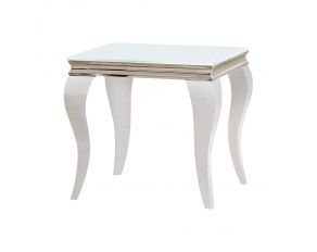 Delilah End Table in Chrome