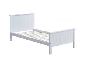 Acme Furniture Bungalow Twin Bed in White Finish