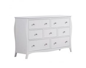 Dominique 7 Drawer Dresser in Buttermilk