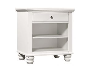 Cambridge 1 Drawer Nightstand in White