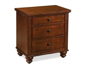 Cambridge Liv 360 Nightstand in Brown Cherry