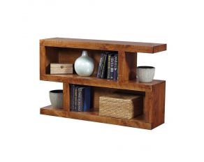 Contemporary Alder S Console Table in Fruitwood