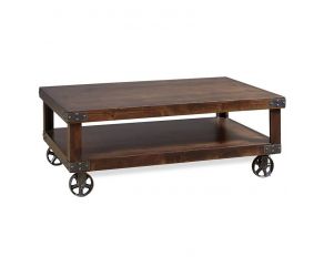 Aspen Home Industrial Cocktail Table in Tobacco