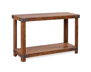 Aspen Home Industrial Sofa Table in Fruitwood