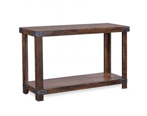 Aspen Home Industrial Sofa Table in Tobacco