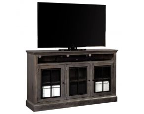 Aspen Home Churchill 66" Highboy Console with 3 Doors in Ghost Black