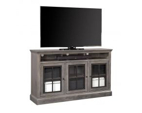 Aspen Home Churchill 66" Highboy Console with 3 Doors in Smokey Grey