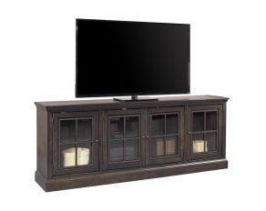 Aspen Home Churchill 84" Console with 4 Doors in Ghost Black