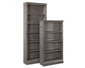 Churchill 84 inch Bookcase with in Smokey Grey