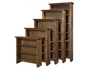 Alder Grove 84 inch Bookcase in Fruitwood