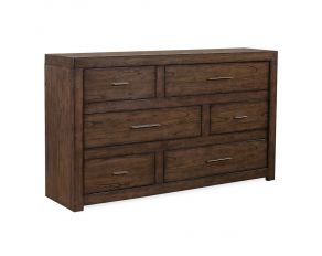 Aspen Home Modern Loft 6 Drawer Dresser in Brownstone