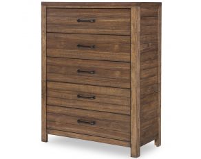 Summer Camp 5-Drawer Chest in Brown