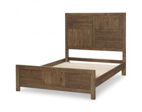 Summer Camp Full Panel Bed in Brown