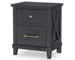 Flatiron Night Stand in Black