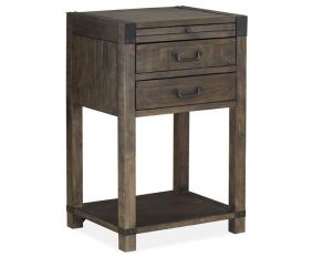 Magnussen Abington Open Nightstand in Weathered Charcoal