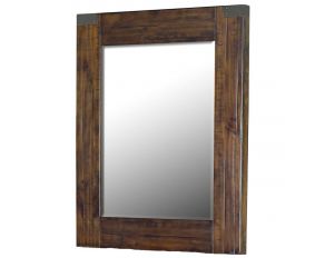 Pine Hill Portrait Mirror in Rustic Pine