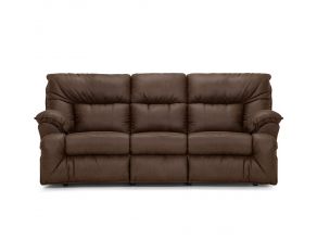 Franklin Hector Reclining Sofa with Drop Down Table in Commodore Cocoa