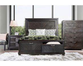 Furniture of America Argyros Platform Bedroom Set in Espresso