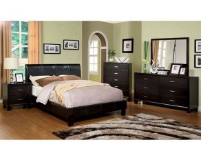 Villa Park Upholstered Bedroom Collections in Espresso