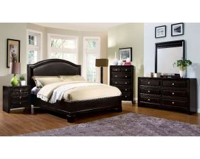 Furniture of America Yorkville Bedroom Set in Espresso Finish