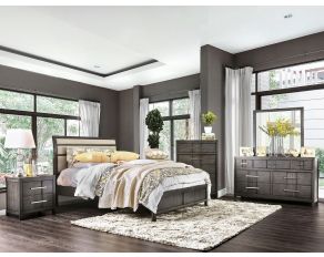 Berenice Platform Bedroom Collections in Grey