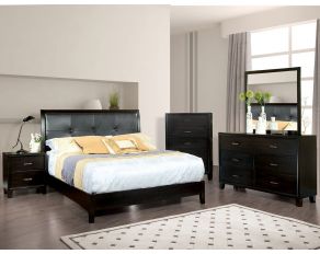 Enrico I Upholstered Bedroom Collections in Espresso