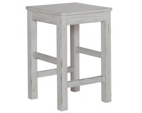 River Place Console Stool in Riverstone White