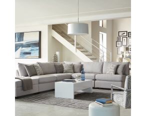 Cambria 5 Piece Sectional in Grey