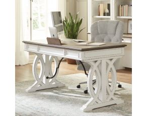 Provence Writing Desk in Vintage Alabaster