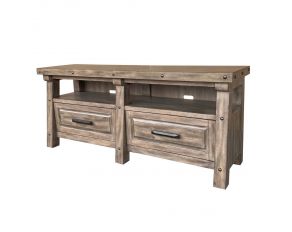 Lodge 76 Inch Entertainment Console in Siltstone