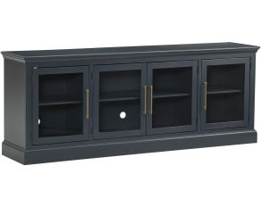 Byron 84 Inch Console with 4 Doors in Malta Blue