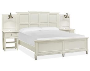 Willowbrook Queen Wall Bed in Egg Shell White