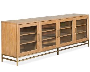 Lindon Large Console in Belgian Wheat