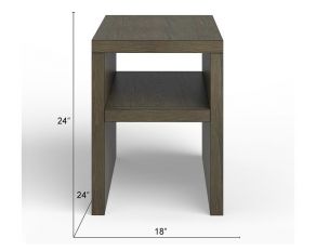 Merrick Chairside End Table in Homestead Brown