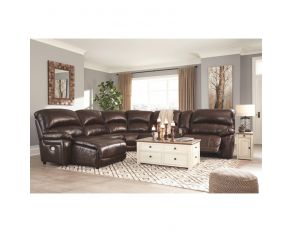 Hallstrung Power Sectional Set in Chocolate