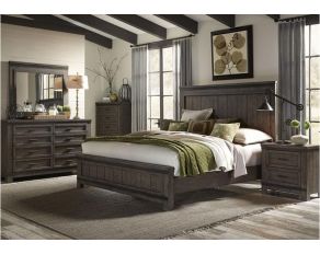 Thornwood Hills Panel Bedroom Set in Rock Beaten Gray