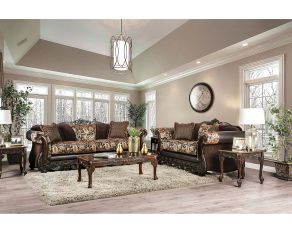 Newdale Living Room Set in Brown