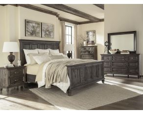 Calistoga Panel Bedroom Set in Weathered Charcoal