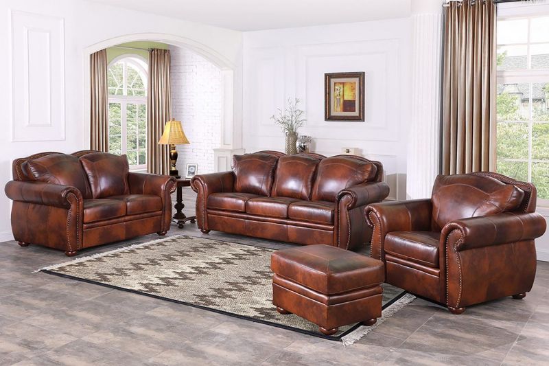 Arizona Leather Living Room Set In