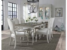 Glendale Estates Dining Room Set in Distressed White