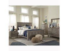 Lancaster Panel Bedroom Set in Dovetail Grey