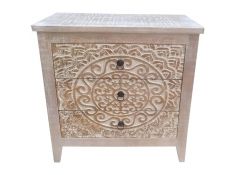 G950390 Accent Cabinet in White Distressed