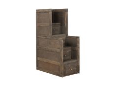 Wrangle Hill 4 Drawer Stairway Chest in Gun Smoke