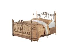 Sydney Queen Bed in Antique Brushed Gold