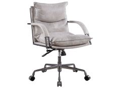 Haggar Executive Office Chair in Vintage White