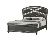 Adira King Bed in Grey