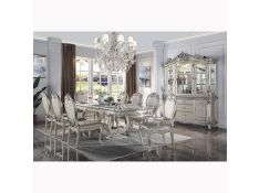 Bently Rectangular Dining Set in Champagne Finish