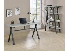 Tatum Writing Desk Office Set in Cement