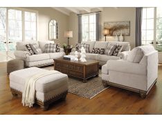 Ashley Furniture Harleson Living Room Set in Wheat