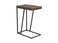 Expandable Chevron Rectangular Accent Table in Tobacco
